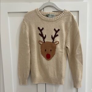 Adventure Wear by Class Club Red Nosed Reindeer Sweater Size 5